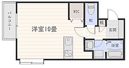 LAPUREZZA ワンルームの間取図画像
