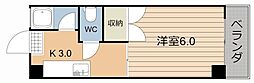 エントピア下荒田 1Kの間取図画像