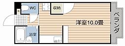 旭ビル ワンルームの間取図画像