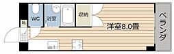 鹿児島ポート8 ワンルームの間取図画像