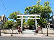 荒田八幡宮（350m）