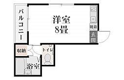 タイセイイン高麗 ワンルームの間取図画像