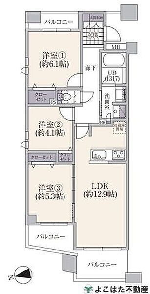間取りを拡大表示