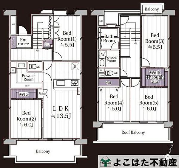 間取りを拡大表示
