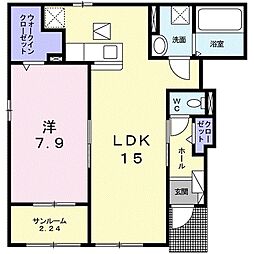 間取図画像 1LDK