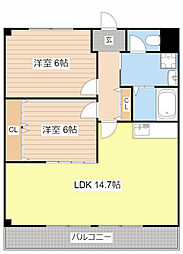 NaSu8 2LDKの間取図画像