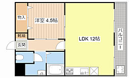ハイツ晴斗7 1LDKの間取図画像