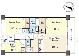 間取図画像 1SLDK