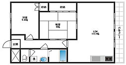ウエストハイツP1 3階