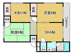 ウジハラコーポC棟 2階