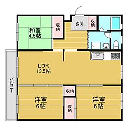 分譲若山台住宅23号棟 2階