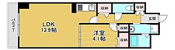 セレノスクエア 1LDKの間取図画像