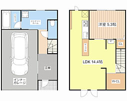 JR東海道・山陽本線 守山駅 9.8kmの賃貸アパート 1階1LDKの間取り