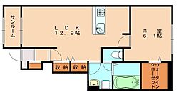 水巻駅 5.4万円