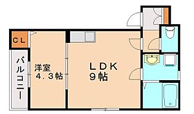 福岡県北九州市八幡西区折尾4丁目（賃貸アパート1LDK・1階・32.78㎡） その2