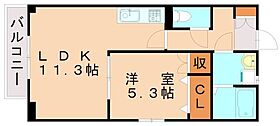 ロハスM  ｜ 福岡県北九州市八幡西区陣原3丁目（賃貸マンション1LDK・1階・41.00㎡） その2