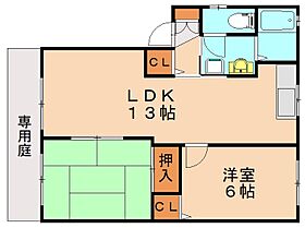 エクレール八枝  ｜ 福岡県北九州市八幡西区八枝4丁目（賃貸アパート2LDK・1階・54.40㎡） その2