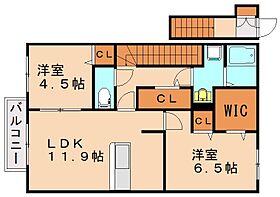 サンドリーム千代  ｜ 福岡県北九州市八幡西区上香月1丁目（賃貸アパート2LDK・2階・51.57㎡） その2