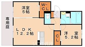 ラパン学研台A棟  ｜ 福岡県北九州市八幡西区本城学研台2丁目（賃貸アパート2LDK・2階・53.13㎡） その2