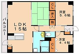 Livableなかま  ｜ 福岡県中間市中鶴1丁目（賃貸マンション3LDK・2階・75.00㎡） その2