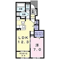 ボヌール　B  ｜ 福岡県遠賀郡水巻町猪熊9丁目（賃貸アパート1LDK・1階・50.42㎡） その2