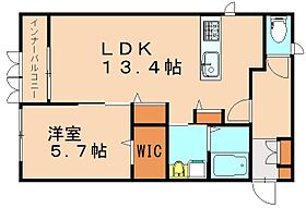 椿  ｜ 福岡県北九州市八幡西区竹末2丁目（賃貸アパート1LDK・1階・48.98㎡） その2