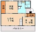 ビレッジハウス本城2棟2階4.2万円