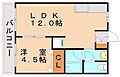 カレッジライフイシモト2階3.8万円