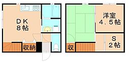 コーポ中山2 2SLDKの間取図画像