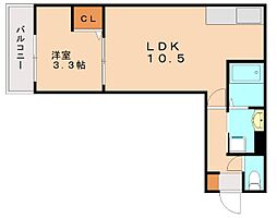 間取図画像 1LDK