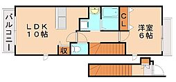 リアルエステート1 1LDKの間取図画像