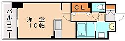 ロータス青山2 ワンルームの間取図画像