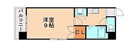 ダイナコートピア黒崎 1Kの間取図画像