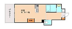 ウィングス西神原 ワンルームの間取図画像