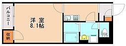 レオネクストグランシャリオ本城 1Kの間取図画像