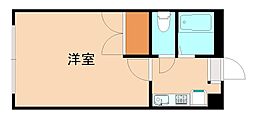 レオパレスオンガ 1Kの間取図画像