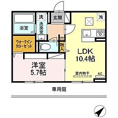 物件の間取り