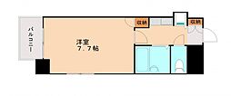 ダイナコートピア黒崎2 1Kの間取図画像