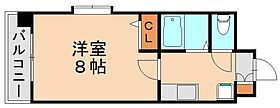 福岡県北九州市八幡西区岡田町（賃貸マンション1K・3階・22.40㎡） その2