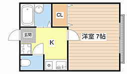 プロミネンスNK 1Kの間取図画像