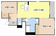 物件の間取り