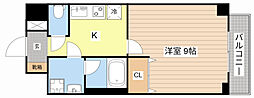CITYSPIRE浜大津駅前 1Kの間取図画像