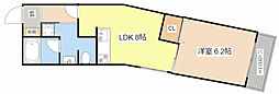 Ambellir 1LDKの間取図画像
