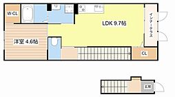 甲南町葛木新築アパート 1LDKの間取図画像