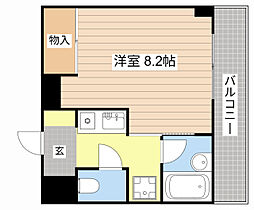 クッキィーセタ 1Kの間取図画像