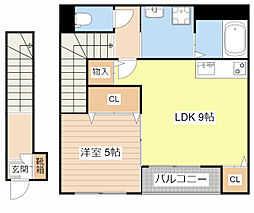 グランリッチEX 1LDKの間取図画像
