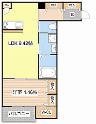 間取図画像 1LDK