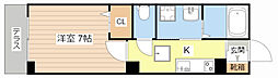 アーバンプロムナードIII 1Kの間取図画像