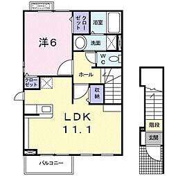 ラウレア彦根1 1LDKの間取図画像