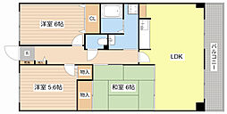 CUREZZA瀬田西 3LDKの間取図画像